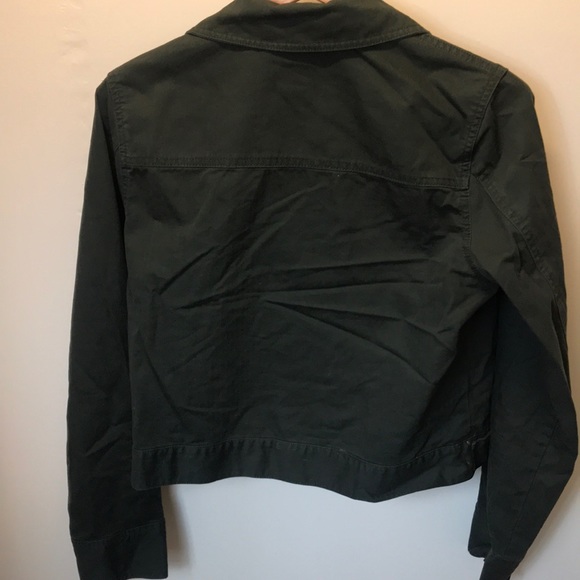 A New Day Forrest Green Military Jacket Size Med - Picture 4 of 7